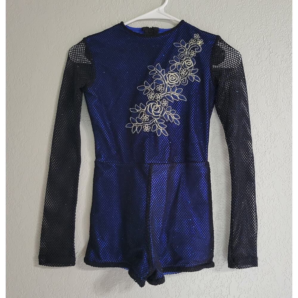 Alexandra Collection Reach for the Stars Biketard Youth 12 NWT